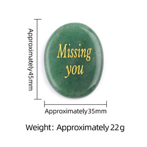 Pietre Naturali Incise con Messaggi Ispiranti, Gemme Curative <span class=keywords><strong>per</strong></span> Meditazione e Regalo, Vendita all'Ingrosso - Product Image 5