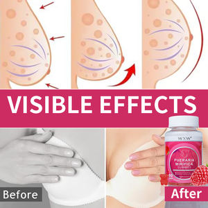 WXW Stock Pueraria Mirifica Gommes pour le bien-être des seins Gommes pour la fermeté naturellement Pueraria Mirifica Extract Gummy - Product Image 4