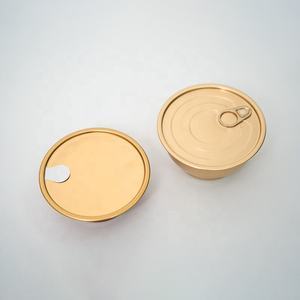 Conteneur en métal, bol en aluminium écologique avec couvercle en aluminium, qualité alimentaire pour les aliments de nid d'oiseau, en conserve avec des couvercles faciles à retirer - Product Image 2