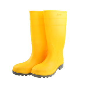 Stivali da Pioggia Agricoli Personalizzati al Ginocchio Economici da <span class=keywords><strong>Uomo</strong></span> con Punta in Acciaio Gialli da Lavoro Stivali in Gomma Neri Unisex per Adulti <span class=keywords><strong>Scarpe</strong></span> Estive a Metà Polpaccio - Product Image 2