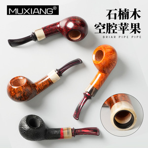 Briarwood Pipe Bent Type Handmade Imported Root Nodular Smoking Tobacco Pipe Zhejiang Origin - Product Image 2