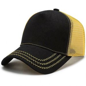 Casquette de baseball en maille style camionneur, ajustement universel, pour le quotidien, développée pour les marchés mondiaux de l'habillement, casquettes personnalisées très demandées - Product Image 1