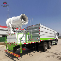 Camion de lutte contre la poussière minier robuste HEAVSTY, modes de pulvérisation multi-ajustables, pompe à eau 50/110, véhicule de sanitaireisation
