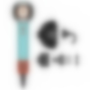 Sèche-cheveux haute vitesse en céramique de qualité supérieure <span class=keywords><strong>Salon</strong></span> Dys Sons avec étui en cuir pour <span class=keywords><strong>salon</strong></span> et hôtel, fonctions de coiffage et de soin - Product Image 1