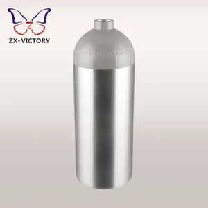 ZX Usine En Gros 5lb DOT En Aluminium Cylindre CO2 Réservoir pour Boisson Keg CO2 Réservoir Haute Pression Réservoir Bouteille De Gaz Norme ISO