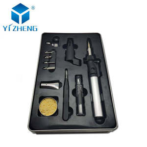 Kit de <span class=keywords><strong>fer</strong></span> à <span class=keywords><strong>souder</strong></span> au gaz butane sans fil 4 en 1 réglable en aluminium et laiton YZ-212, micro-soudeuse, torche thermique, pistolet à chaleur - Product Image 3