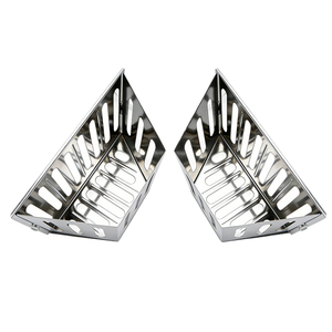 Cesta <span class=keywords><strong>de</strong></span> <span class=keywords><strong>carbón</strong></span> metálica duradera Pinniu con asa resistente al calor para parrillas y ahumadores, uso en exteriores, camping y <span class=keywords><strong>barbacoa</strong></span> - Product Image 5