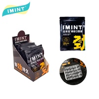 Xylitol Sweet Lemon Mint Gum Chewing Gum Coconut Carbon Chewing Gum Blueberry Flavor 15g