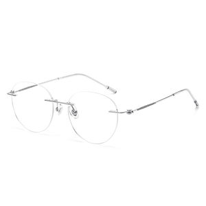 <span class=keywords><strong>Gafas</strong></span> con Montura de Titanio Sin Aro, Modelo 6073, Anti Luz Azul, con Diamantes, para Hombre y Mujer, Estilo Retro y Clásico, Suministro Directo de Fábrica - Product Image 3