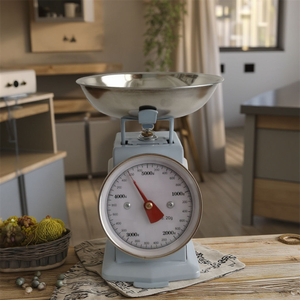 Veidt Weigh 3kg Low-Cost High-Quality Spring <b>Scale</b> <b>Mechanical</b> Dial Small Table Household Kitchen Baking ZZDP-101-3kg Stainless S - Product Image 6