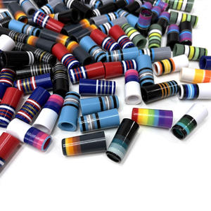 Accessoires de pièces de montage de Golf à faible quantité minimale de commande 0.355 pouces anneaux à rayures multicolores couleur en plastique embouts d'arbre de Club de Golf 9.1*30*14mm - Product Image 6