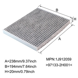 Reemplazo de filtro de cabina de filtro de aire de coche de buen rendimiento 97133-2H000 97133-D1000 para HYUNDAI Tucson para KIA Cerato - Product Image 5