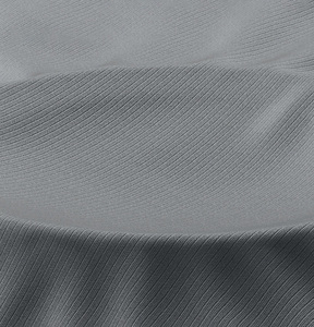 T-shirt à col montant pour femmes, 82,5 % polyester, 17,5 % élasthanne, manches longues, haut de sport côtelé extensible, crop top pour femmes - Product Image 6