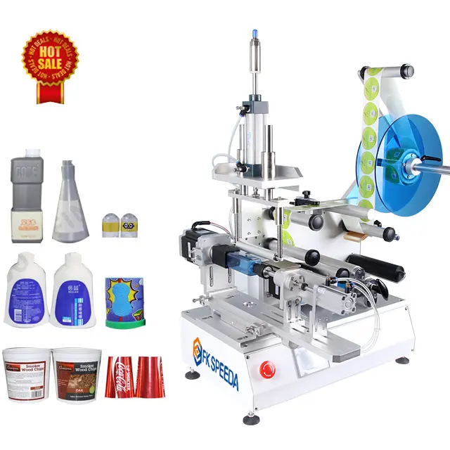 FK616 Factory Automatic Labeling Machine With Date Printer