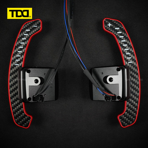 แป้นเปลี่ยนเกียร์ TDD LED แม่เหล็กคาร์บอนไฟเบอร์ สำหรับพวงมาลัย Chevrolet Camaro SS Corvette C7 - Product Image 6