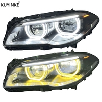 Accessoires automobiles KUYINKE pour BMW Série 5 F10 F18, phares LED complets 11-17, feux de jour avant, plug and play, feux arrière