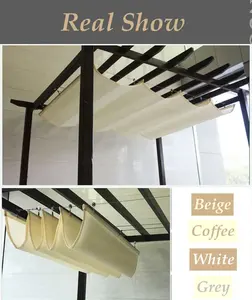 <span class=keywords><strong>Filet</strong></span> pare-soleil télescopique rectangulaire, largeur 1,2/1,5/2 m, HDPE, auvent stabilisé aux UV, <span class=keywords><strong>filet</strong></span> <span class=keywords><strong>d</strong></span>'<span class=keywords><strong>ombrage</strong></span> pour jardin, gazebo, matériel de balcon - Product Image 4