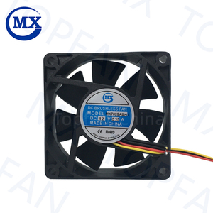 70x70x25mm <span class=keywords><strong>12V</strong></span> 24V 70mm làm mát DC điều khiển tốc độ quạt, thích hợp cho nước quả 7025 fan hâm mộ cảm ứng bếp bảng mạch ODM - Product Image 1