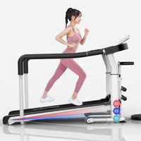 Tapis de course pliable portable pour usage domestique avec moniteur, entraînement cardio manuel, tapis de course pour la maison
