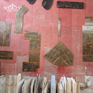 Encimeras de Mármol Italiano Port Laurent para Isla de Cocina, de Tamaño Personalizado, en Venta, para Apartamentos de Lujo Goldtop Stone - Product Image 3