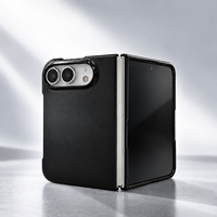 Étui de téléphone en PC noir mat pour iPhone 18 Duo, nouveau modèle, coque de portefeuille vierge, accessoires pour téléphone portable
