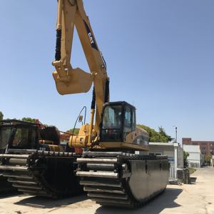 Excavatrice Caterpillar 320CL d'occasion montée sur bateau, modèle 2019, haute qualité, 20 tonnes, moteur et pompe testés, vidéo disponible - Vente Flash - Product Image 2