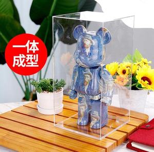 <span class=keywords><strong>Vitrine</strong></span> de rangement pour poupées en acrylique transparent anti-poussière intégrée pour BEARBRICK - Product Image 3