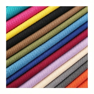 Tissu polyester uni texturé extensible de type Liverpool pour nœuds, vente en gros - Product Image 5