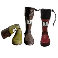 Bottes hautes pliables imperméables pour enfants, bottes de pluie en caoutchouc unisexes, portables