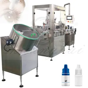 Les fabricants vente directe machine automatique de remplissage étiquetage capsulage liquide de bouteilles de gouttes oculaires