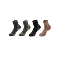 Chaussettes de sport d'extérieur en laine mérinos tricotées, épaisses, doublées, résistantes à l'usure, absorbant l'humidité, chaudes, pour l'automne, l'escalade, la randonnée