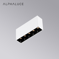 Plafonnier moderne en aluminium Alphalighting, éclairage LED à montage en surface pour salon