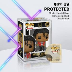 Vitrine acrylique Funko <span class=keywords><strong>Pop</strong></span> Animation : <span class=keywords><strong>One</strong></span> <span class=keywords><strong>Piece</strong></span> Roronoa <span class=keywords><strong>Zoro</strong></span>, résistante aux UV, avec couvercle magnétique, protection acrylique pour Funko <span class=keywords><strong>Pop</strong></span> - Product Image 4