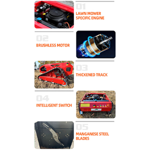 Газонокосилка-робот на бензиновом двигателе с дистанционным управлением, прямая продажа с завода, с сертификатом CE - Product Image 6