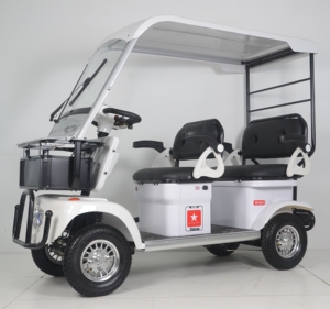 <span class=keywords><strong>Precio</strong></span> de fábrica 1000W Triciclo eléctrico de pasajeros Scooter 48V 60V <span class=keywords><strong>Cuadriciclo</strong></span> eléctrico con cubierta de lluvia de techo - Product Image 3