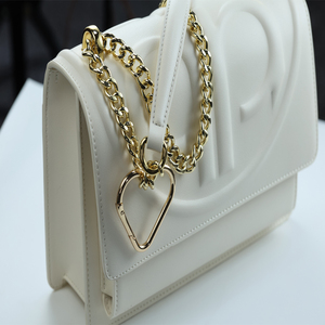 Hình Trái Tim Brass Keychain 40Mm Da Túi Móc Áo Với Khóa Mạnh Mẽ Tính Năng An Toàn Có thể mở ra Keyring Mặt Dây Chuyền Mùa Xuân Cổng O Ring - Product Image 6