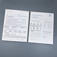 Bloc-notes autocollants A4 de haute qualité pour bureau, blocs-notes pour infirmières, blocs-notes pour notes médicales, blocs-notes pour données patient, formulaires de transfert de données patient, blocs-notes pour formulaires de consultation.