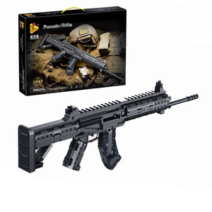 Bloques de Construcción Panlos Brick Gun, Modelo de Juguete para Armar, Diseño Creativo, Juguete de Ensamblaje Libre, Regalo Único para Niños Amantes de la Construcción - Product Image 1