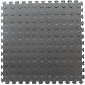 भारी शुल्क pvc फर्श टाइल गैरेज प्लास्टिक टाइल इंटरलॉकिंग सिक्का शीर्ष pvc टाइल - Product Image 1