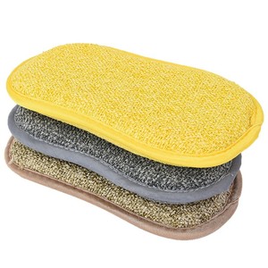 Esponja de limpieza suave de doble cara Amigo para ollas, sartenes y tazones de cocina, juego rectangular multicolor - Product Image 5