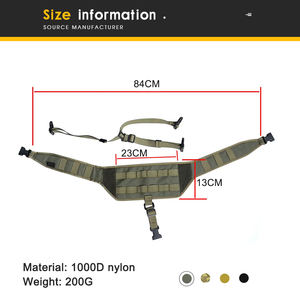 Plataforma Táctica ARTEX MOLLE para Pecho, Arnés Universal Ajustable para Transporte Oculto, Compatible con Hombro Izquierdo o Derecho - Product Image 3