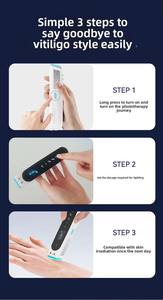Kernel CN-308P1 stik fototerapi 308 genggam baru, perawatan yang ditargetkan, perangkat Vitiligo rumah portabel. - Product Image 6