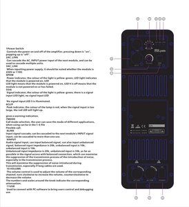 400W+150W Dsp 专业 2 路 D 类功放板 Amplificador 有源二频功放模块，适用于有源扬声器 - Product Image 5
