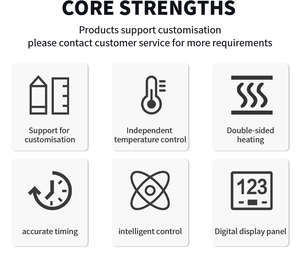 ماكينة شواء برغر كهربائية على سطح الطاولة ، شواية ومشايات مخدد ، شواية وشواية كهربائية على الوجهين للفطائر - Product Image 4