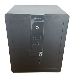 ホームホテルオフィス用の電子ロック付きの新しいスタイルの高セキュリティ指紋生体認証ボタン安全なキャッシュボックス
