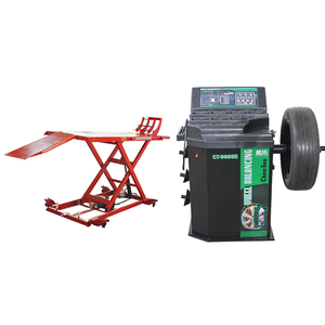 Chen Tuo Professional Hydraulic Two Post Scissor Motorcycle Lift High Quality CE Certified CT601 Model 12 Months Warranty - Product Image 1