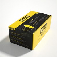 Boîtes rigides en carton ondulé écologiques personnalisées pour l'e-commerce et l'emballage de pièces automobiles, forme d'avion avec finition bronzée