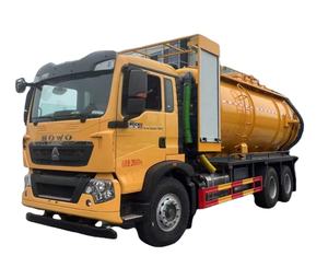 Sinotruk HOWo 6x4 aspirateur égout dragage véhicule eaux usées <span class=keywords><strong>fosse</strong></span> <span class=keywords><strong>septique</strong></span> <span class=keywords><strong>drainage</strong></span> - Product Image 1