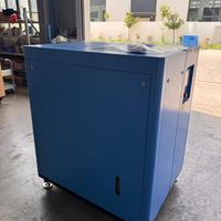 Compresseur d'air horizontal à vis bipolaire à aimant permanent, à fréquence variable, à injection d'huile, refroidi par air, à haut rendement énergétique et à économie d'énergie, solution tout-en-un