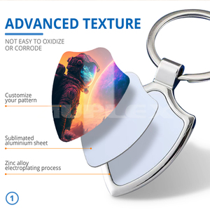 Khuyến Mại Thăng Hoa Trống Thiết Kế Của Riêng Bạn Keychain/Keyholder - Product Image 4